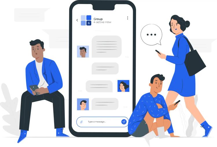 Messaging Feature Illustration